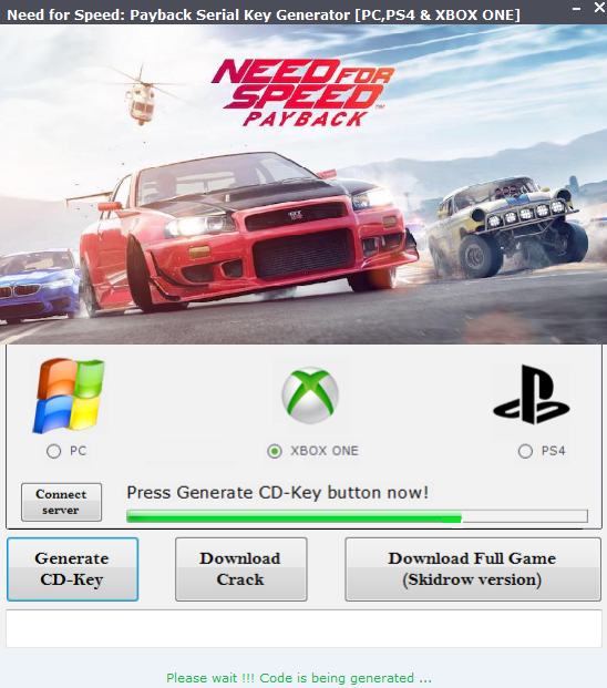 Need for speed 2017 serial key codes